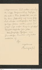Nachlass Franz Steindachner, Brief von Hochgrashl an Franz Steindachner (06.01.1907), Inv.Nr. 227.01, Seite 3